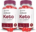 正当な研究所 (2 パック X10 ブーツ Keto ACV アップル サイダー Vinegar Boost 配合 と Pomegranate ビート ジュース パウダー B12 ビーガン非 GMO 120 ガミー