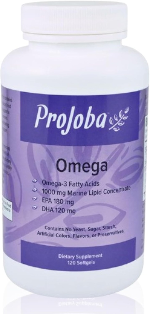 Youngevity Projoba OmegaTM - 1000 mg Omega-3 - 高確率 - 180 EPA & 120 DHA 脳と心臓の健康を促進する -120 ソフトゲル (パッケージ 2)