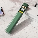 ピルオーガナイザー7日、週刊旅行ピルケース、毎日のピルボックス、ビタミン、薬、丸薬、サプリメント(グリーン)を保持するためのかわいいピルホルダー