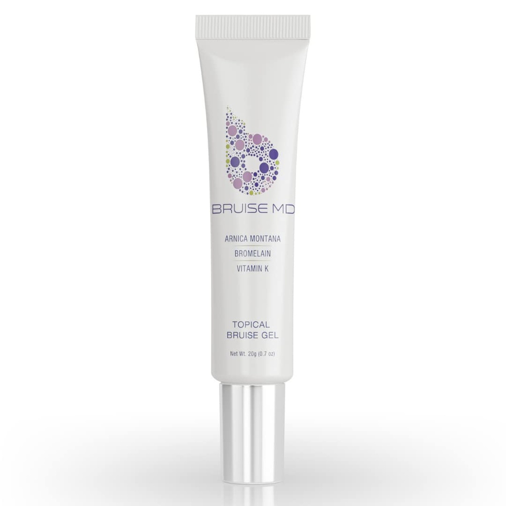美化と腫れのためのトップゲル, 20% アルニカ, ブロメラン, 2% ビタミンKオキサイド, 20g (0.7 fl oz) – 高度な濃縮ブライズ処理式