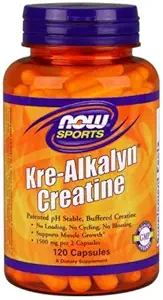 Now Foods Kre-Alkalyn Creatine - 120 Capsules 2 Pack