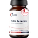 セラプティダーゼと健康ナトキナーゼのためのデザイン - Natto-Serrazime + Proteolytic酵素 - ヘルシーな循環器系をサポートするために設計 + 免疫の健康 - 非GMOサプリメント (120カプセル)