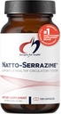 セラプティダーゼと健康ナトキナーゼのためのデザイン - Natto-Serrazime + Proteolytic酵素 - 健康的な循環システムをサポートするために設計 + 免疫健康 - 非GMOサプリメント(120カプセル)