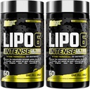 Nutrex Research Lipo6 ブラックインテンセント超濃縮Thermogenic Belly脂肪バーナー男性と女性のために | ダイエット減量サプリメントと食欲抑制剤 | 2のパック