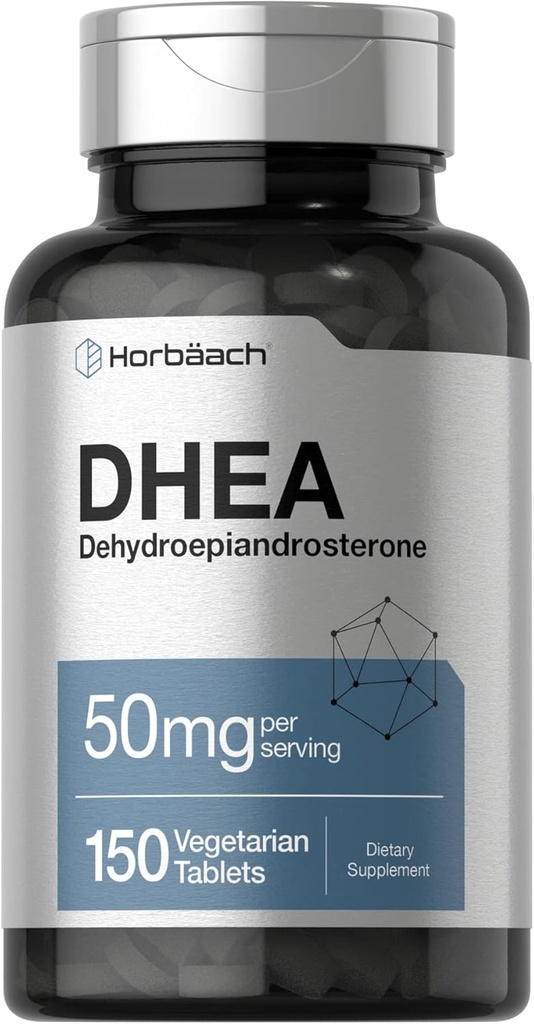 ホアハチDHEA 50mg | 150錠 | 非GMO、グルテンフリーサプリメント