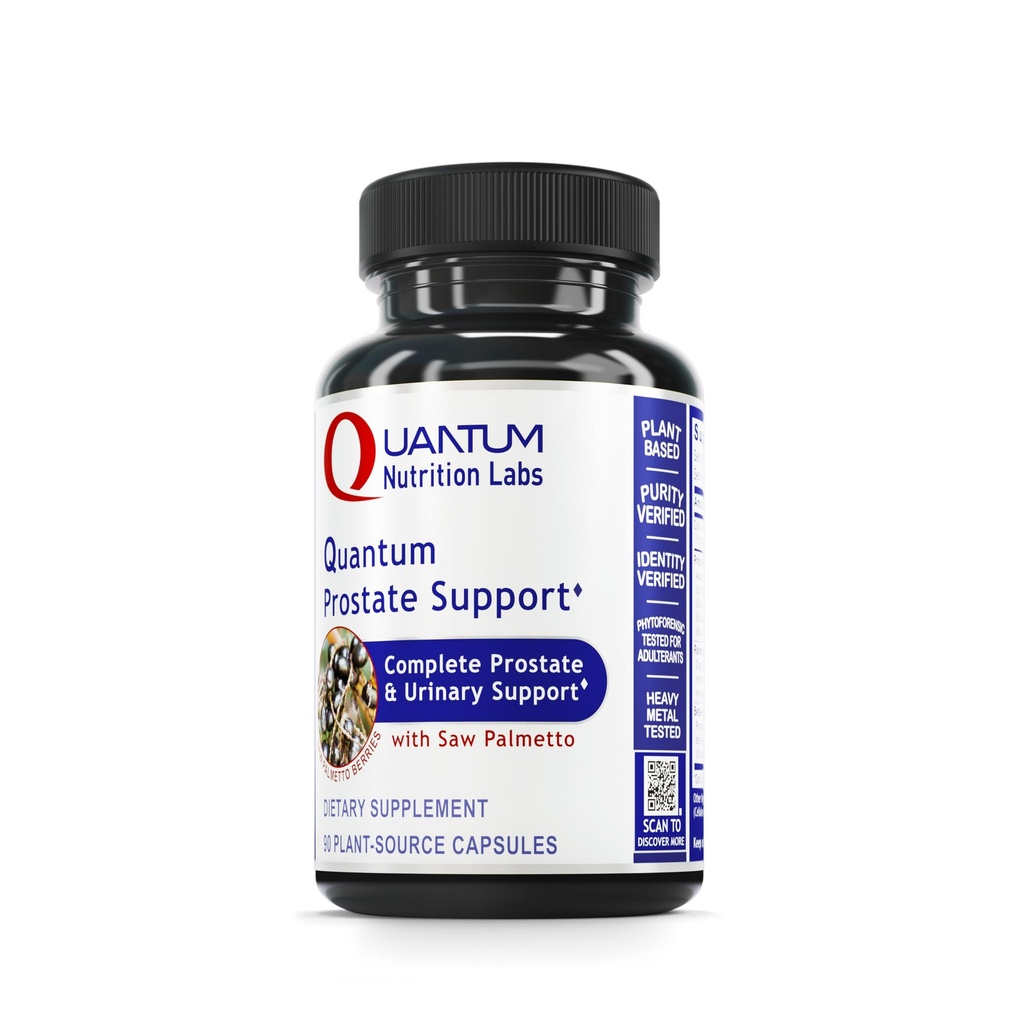Quantum Nutrition Labsの前立腺サポート - 男性、前立腺の健康フォーミュラ、有機ソーパルメットと天然サプリメント - 90ベジタリアンカプセル