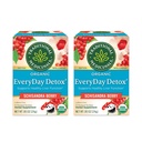 従来の薬用薬剤の有機性毎日Detox Schisandraのベリー草の茶、サポート健康な肝臓機能(2のパック)