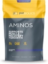 Purbolics Aminos | 4g of Free-Form Amino Acids, Beta-Alanine, 0 Sugar & 60 Servings (Grape Gatsby)