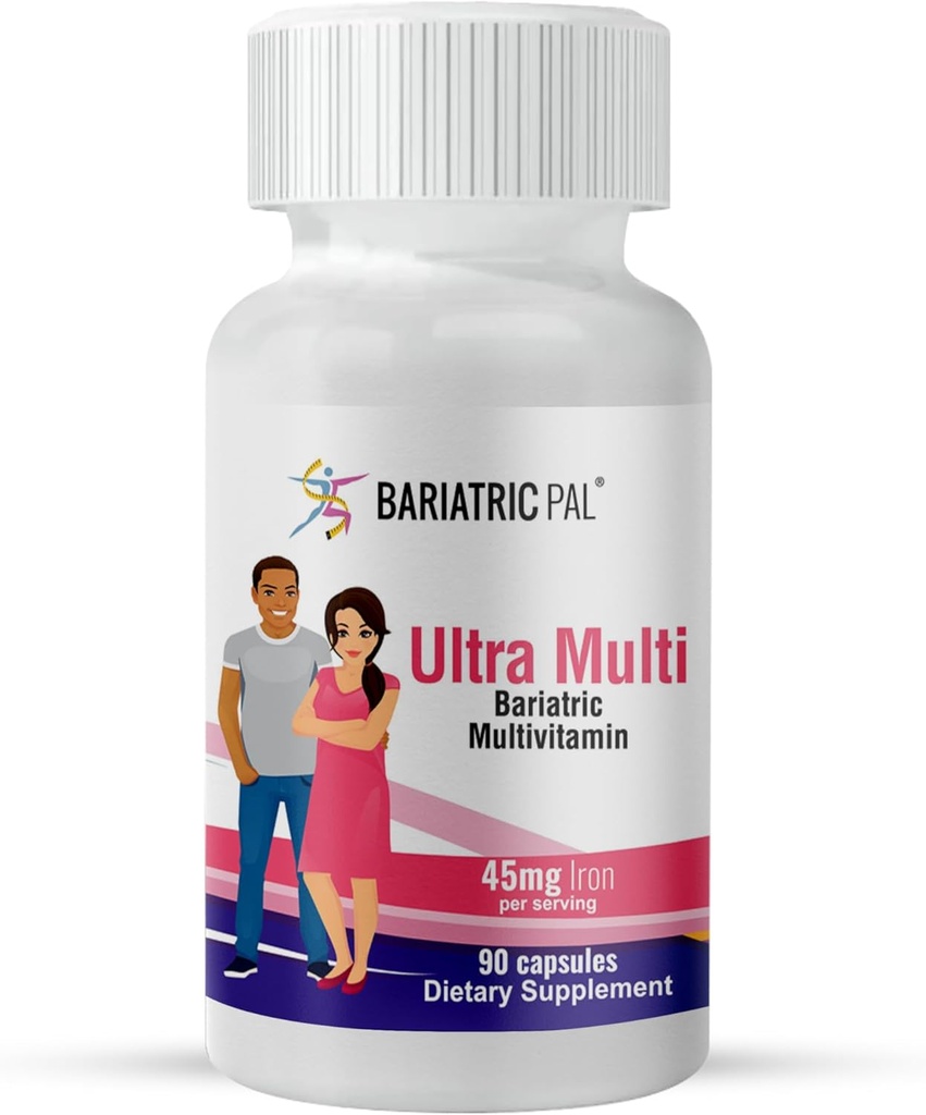 BariatricPal Ultraの多BariatricのMultivitaminのカプセル(90の計算)