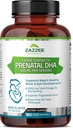 Zazzeeの余分強さのプレナタルDHA 500のmg、180の腸の上塗を施してあるSoftgels、1000のmg Omega 3の1000のUIのビタミンD3のBullpは、魚のあとで、優秀なトリグリセリドの形態、浄化された深い海の魚油を放しません