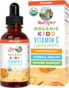 MaryRuth Organics USDA Kids Vitamin C Drops | ヴィーガン・免疫・年齢別サポートサプリメント 4-13 | 免疫・健康 | オーガニック・アセララ・フルーツエキスのビタミンC | 2oz