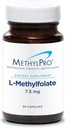 MethylPro L Methylfolate 7.5 mg - L のメチルの葉酸塩、女性及び人のための Methylfolate の補足、頭脳の健康、焦点およびカルムのためのメチル化されたビタミン B9 (5-MTHF) - 90 のカプセル(1のパック)