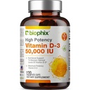 BiophixビタミンD-3 10000 IUの高周波120のSoftgels - 高周波非GMOの大豆フリー サポート強い骨の免疫の健康