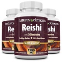 Reishiキノコエキス - 10:1濃度 - 1000mg - 60錠 - 3のパック - 免疫サポート - ベジタリアンセーフ -グルテンフリーグルテン - Ganoderma Lucidum