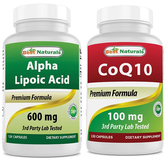 ベストナチュラルアルファリポ酸600mg&COQ10 100mg