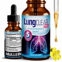 Lung サポート補足はLungsおよびMucusの救助サポートのための野生のMulleinの葉のエキスと低下します- 2つの小麦粉のoz