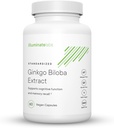 Illuminate Labs Ginkgo Biloba Extract Capsules | 240 mg | Supports Focus, Concentration, Memory, Short-Term Cognitive Function | Third-Party Tested and Backed by Medical Research