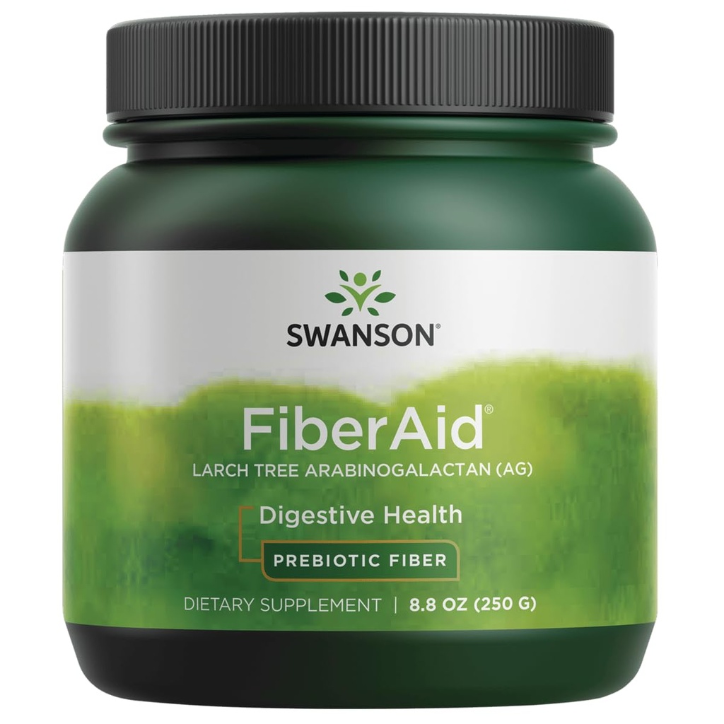 Swanson FiberAid - Larchの木アrabinogalactan (AG) パウダー - 消化器の健康を促進し、Gastrointestinal Healthをサポート(8.8oz)