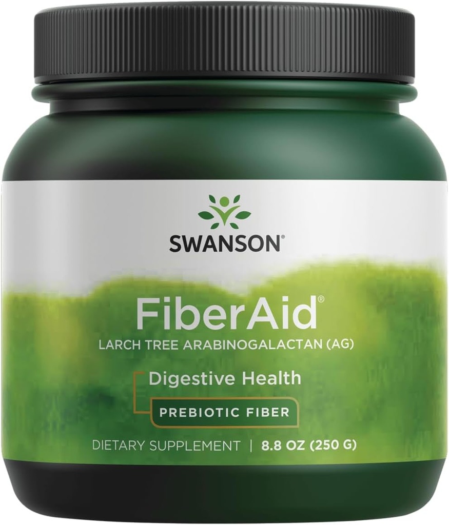 Swanson FiberAid - Larchの木アrabinogalactan (AG) パウダー - 消化器の健康を促進し、Gastrointestinal Healthをサポート(8.8oz)