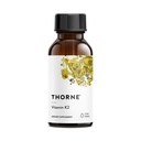 THORNE - ビタミンK2液体(1滴あたり1mg) - 心と骨のサポートのための濃縮ビタミンK2サプリメント* - グルテン、酪農場&大豆フリー - 1 Fl Oz