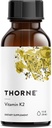 THORNE - Vitamin K2 Liquid (1 mg per Drop) - Concentrated Vitamin K2 Supplement for Heart and Bone Support* - Gluten, Dairy & Soy-Free - 1 Fl Oz