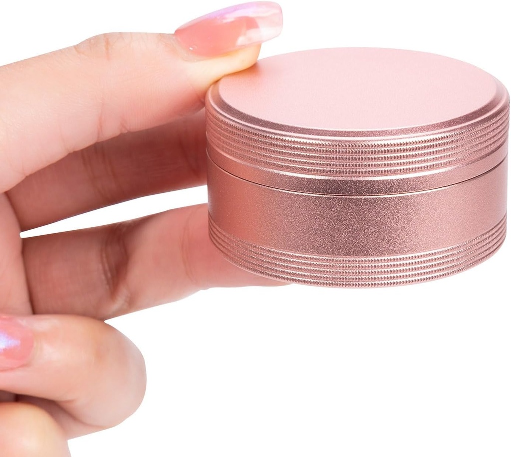 金属の丸薬の容器の丸薬箱-毎日の旅行のための防水丸薬箱、ポケット財布、携帯用薬のオルガナイザー、薬の魚油、独特なギフトのピンクのための理想のための単一の丸薬のHplder