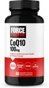 FORCE FACTOR CoQ10 100mg、高められた吸収のCoenzyme Q10中心の健康の補足、優れた等級のCoq 10、ビーガン、酪農場の自由、グルテンフリーおよび非GMO、60の野菜カプセル