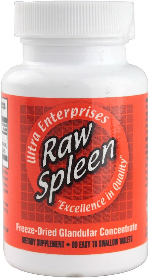 Ultra Glandulars Ultra Raw Spleen 200Mg 60 Tab2