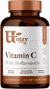 Utzy Naturals Vitamin C Complex | 400mg AcercolaとCitrus BioflavonoidsのビタミンC | 60カプセル