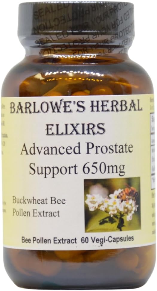 高度の前立腺サポート | そばの蜂の花粉の補足 | カプセルごとの750mg | 泌尿器および前立腺の健康 | 女性のための月経サポート | 60 ビーガン、ハラール、コザーのカプセル | 非GMO