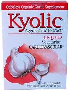 Wakunaga - Kyolic、老化させたニンニクのエキス、Cardiovascular、液体、2本のびん、2つのflのoz (120のml)それぞれ