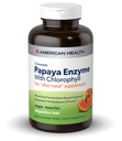 クロロフィルとアメリカの健康Chewableパパイヤ酵素600 Chwbls