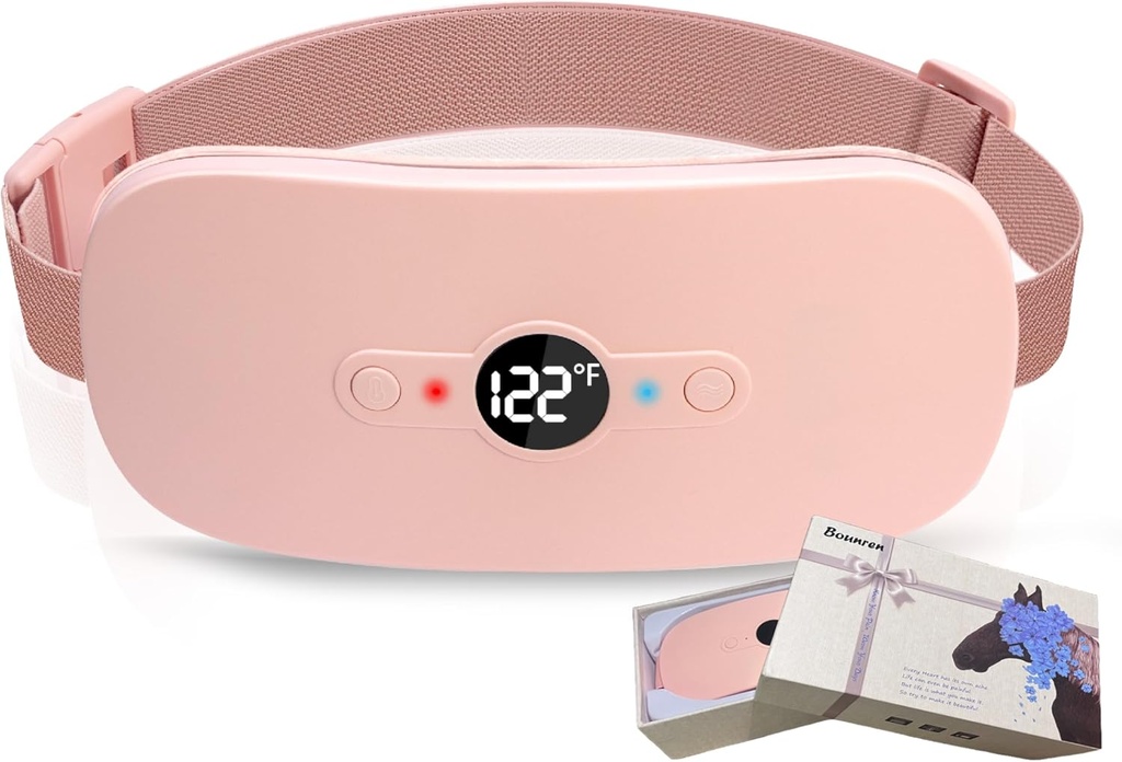 弾力剤のギフトの与える箱、柔らかいピンクが付いている周期のキャンプ、携帯用コードレスのヒート パッドのための弾力剤のポータブルのヒート パッド