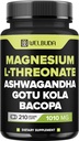 マグネシウムL-Threonateカプセル10mg - 210カプセル - Ashwagandha Root、Gotu Kolaリーフとブレンド