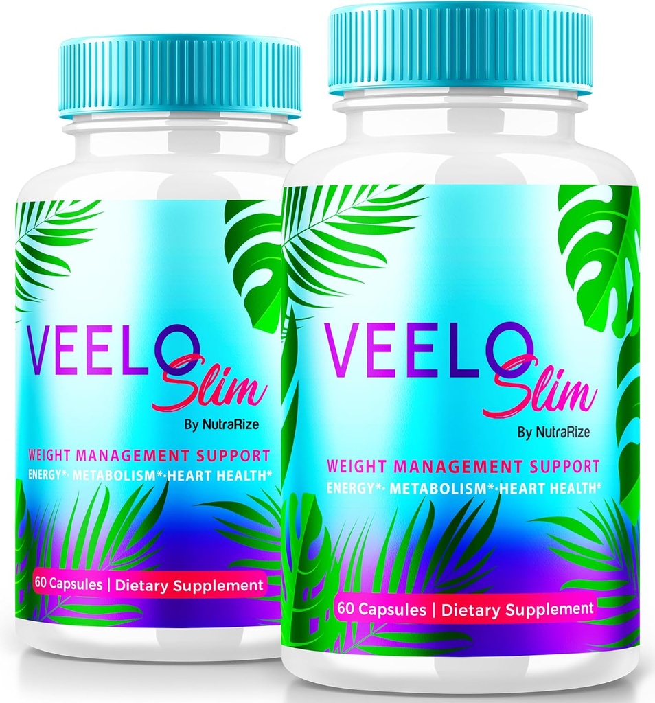 (2パック) VeeloSlim、Veeloスリムアドバンスト減量カプセル、Premium Ketoサプリメント、All Natural Ketoサポートピル、VeeloSlimming Ketoフォーミュラ、公式VeeloSlimmerレビュー(120カプセル)