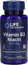 Life Extension Vitamin B3 Niacin, 500 Milligram, 100 Capsules