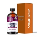 Vimergy Soothe Wise* – エルダーベリーシロップと生の高速吸収免疫サポート, オーガニックハニー – コートと痛みの呼吸組織 – USDA 認定オーガニック, ビーガン, Paleo-Friendly, グルテンフリー.