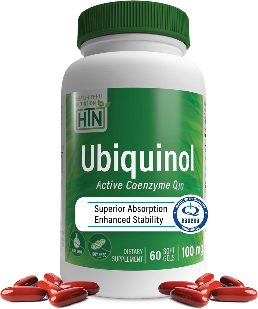 カネカ QH の減少した CoQ-10 として健康の Thru の栄養の Ubiquinol 100mg 60 の Softgels | Stabilized - 第 3 党はテストしました | 高められた生物学的利用能 | 心血管及び Mitochondria 機能サポート | 非 GMO