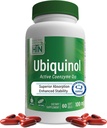 カネカ QH の減少した CoQ-10 として健康の Thru の栄養の Ubiquinol 100mg 60 の Softgels | Stabilized - 第 3 党はテストしました | 高められた生物学的利用能 | 心血管及び Mitochondria 機能サポート | 非 GMO