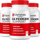 NutraRize(3パック) Glynovax Pills、Glynovax Glycogenサポートフォーミュラ、健康的な安定したレベルを維持するためのすべての自然なサプリメント、公式Glyno Vaxレビュー(180カプセル)