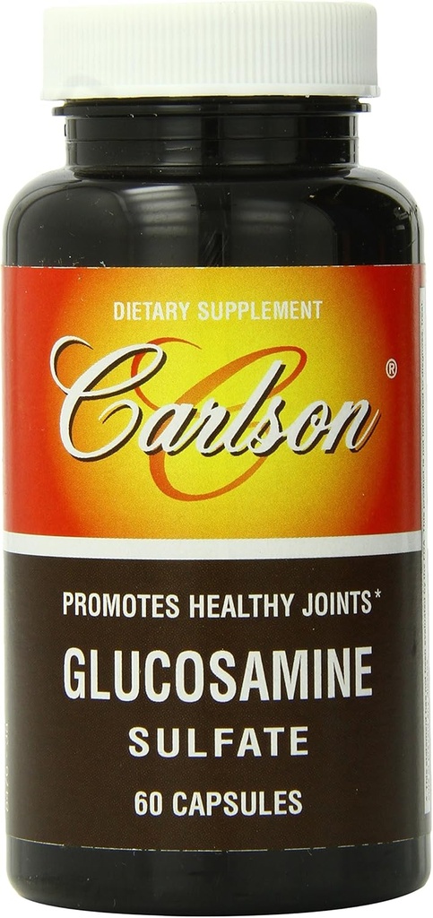 Carlson Labsのグルコサミン硫酸塩、750mg、60のカプセル