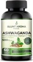Ashwagandhaのエキスのカプセル-粉の大きい強さ5200mg。 混合ジンジャールート、ターメリッククルクミン、アルカネットルート、ブラックペッパー - 60カプセル - 2ヶ月の供給
