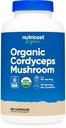 Nutricost Cordycepsのきのこのカプセル1100mgの90のサーブ-CCOFは有機、グルテンフリー、カプセル(180のカプセル)ごとの550mgとなされる証明しました