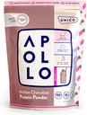Unico Apollo Moltenチョコレートプロテインパウダー - 20g 100%グラスフェッドウィープロテイン、アルバムエッグン、カゼイン | ノンブロエーション | 低炭水化物・低脂肪 | 16 サービング | ノンキャラキテクスチャ | ベストテイスト
