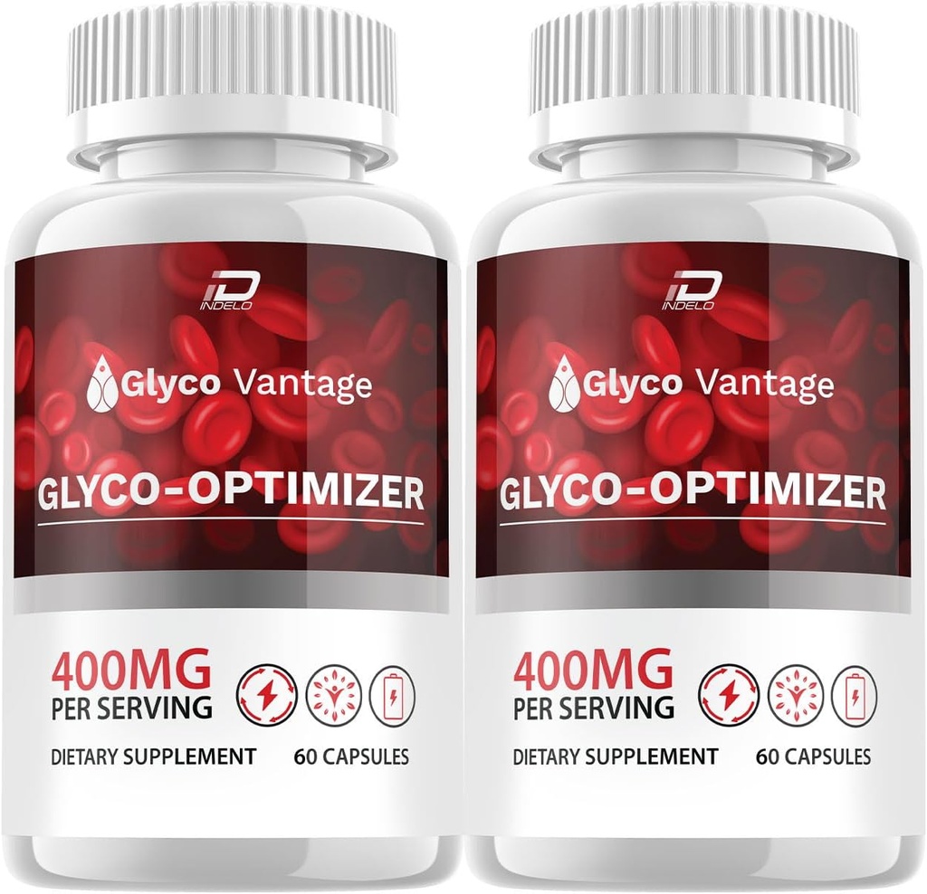 Glyco の Vantage のカプセル- GlycoVantage の高度の補足、健康なレベル、最高の強さの毎日の方式、Glyco の Ventage のカプセルの検討(2 のパック - 120 のカプセル)を維持するすべての自然な方式