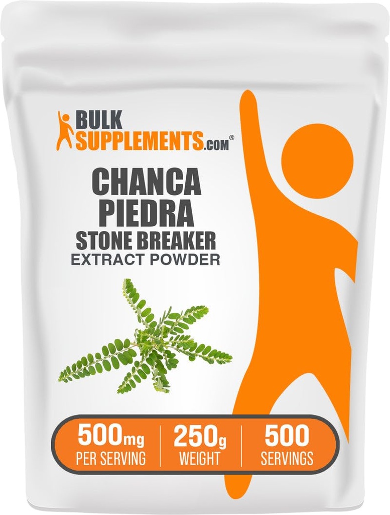 BulkSupplements.com Chanca Piedraエキスパウダー - Chanca Piedraストーンブレーカ、ハーブサプリメント - ビーガン&グルテンフリー、給食あたり500mg、250g(8.8オンス)(パッケージ1)