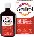 Geritol、液体のビタミンおよび鉄の補足、エネルギー サポートは、高い効力B-Vitaminsおよび鉄、Pleasant Tasting、Swallowへの容易な、人工的な甘味料、非GMO、12 Ozを含んでいます