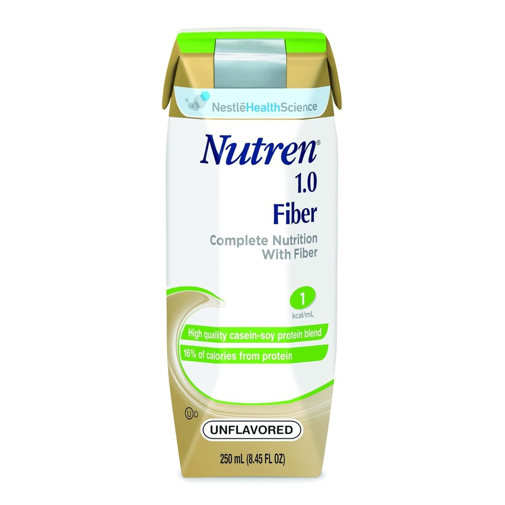 Nutren® 1.0 繊維 - Unflavored - カロリー 250 / 250 mL 包装 250 mL テトラ プリズム - ケース 24