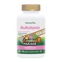 Natures Plus動物のパレードゴールドマルチビタミン子供用咀嚼 - ウォーターメロン風味 - 120動物の形のタブレット - ビタミンD3、K2&プロバイオティクス - ビーガン、グルテンフリー - 60 Totalサービング