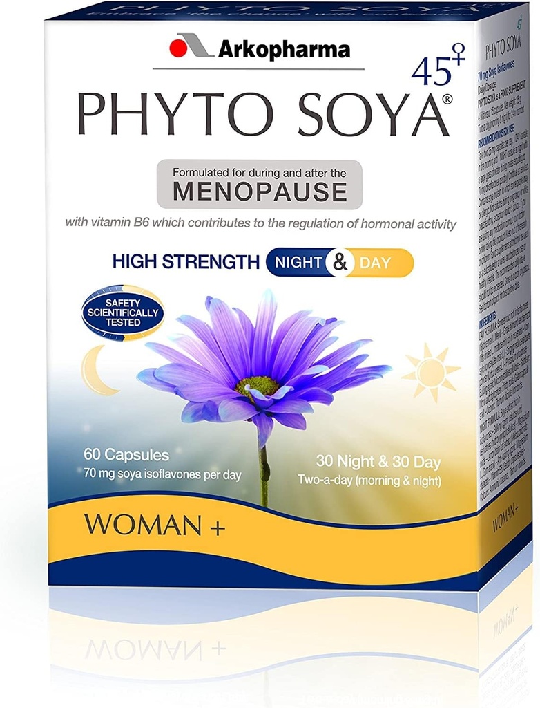 Arkopharma Phyto Soya Night & Day, 30デイキャップ & 30ナイトキャップ